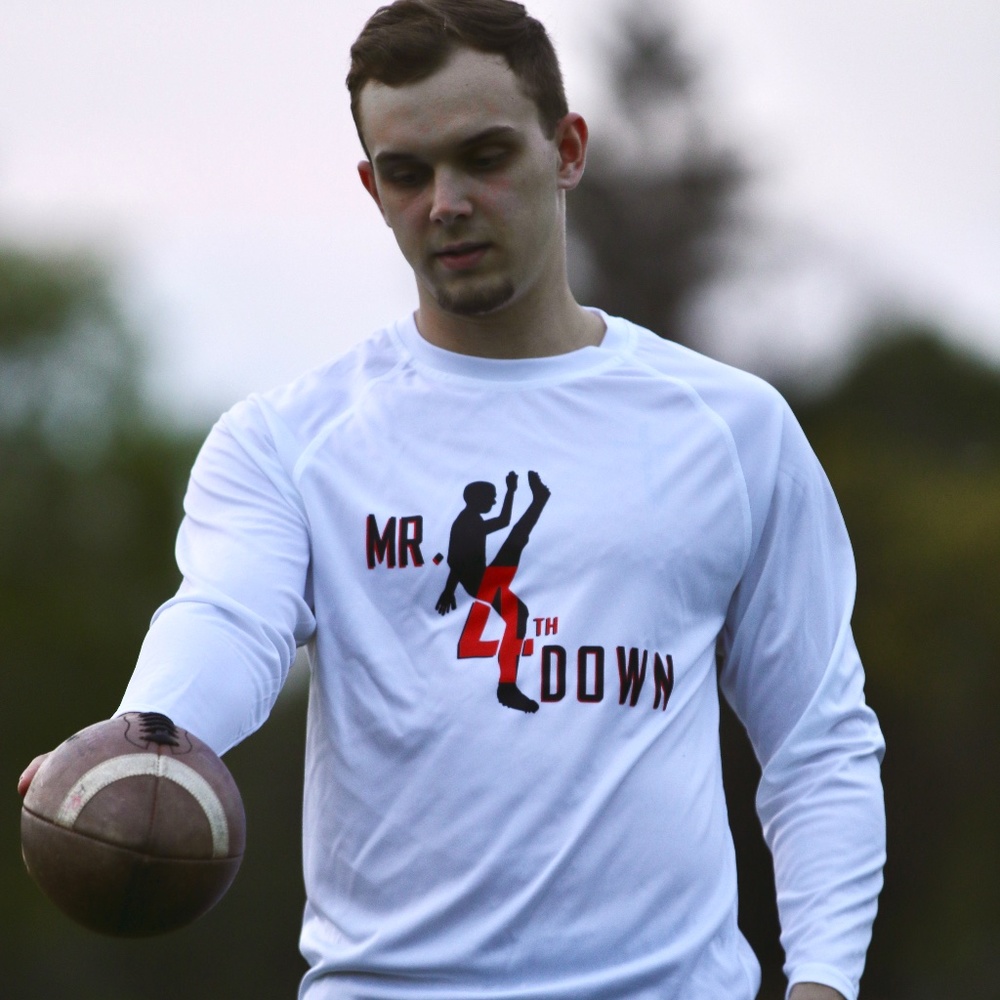 Football Long Sleeve Shirts - White